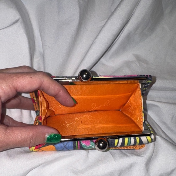 Vera Bradley Kiss-Lock Wallet - Pink Multi. - Picture 4 of 4